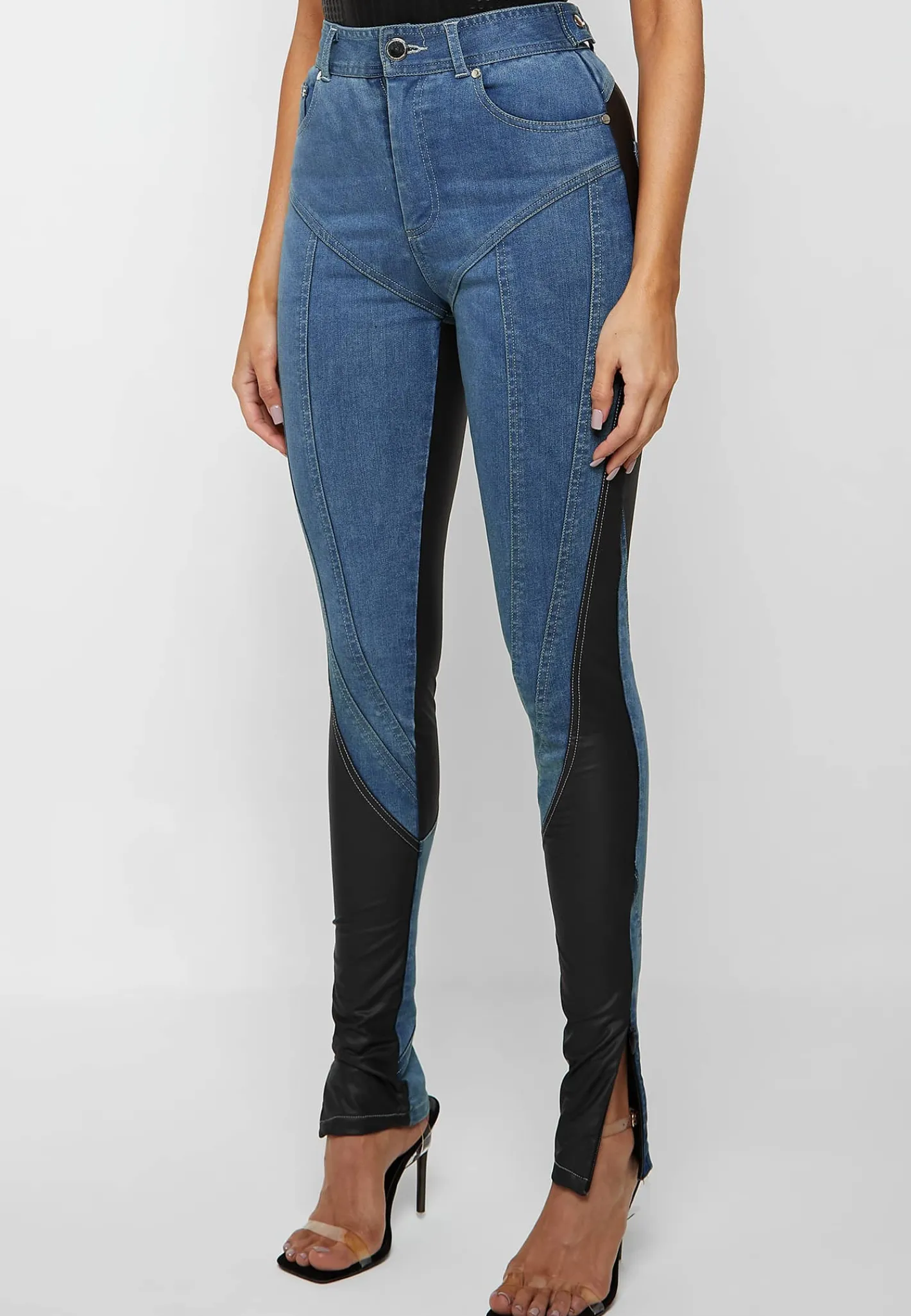 Vegan Leather Contour Skinny Jeans -^Manière De Voir Best