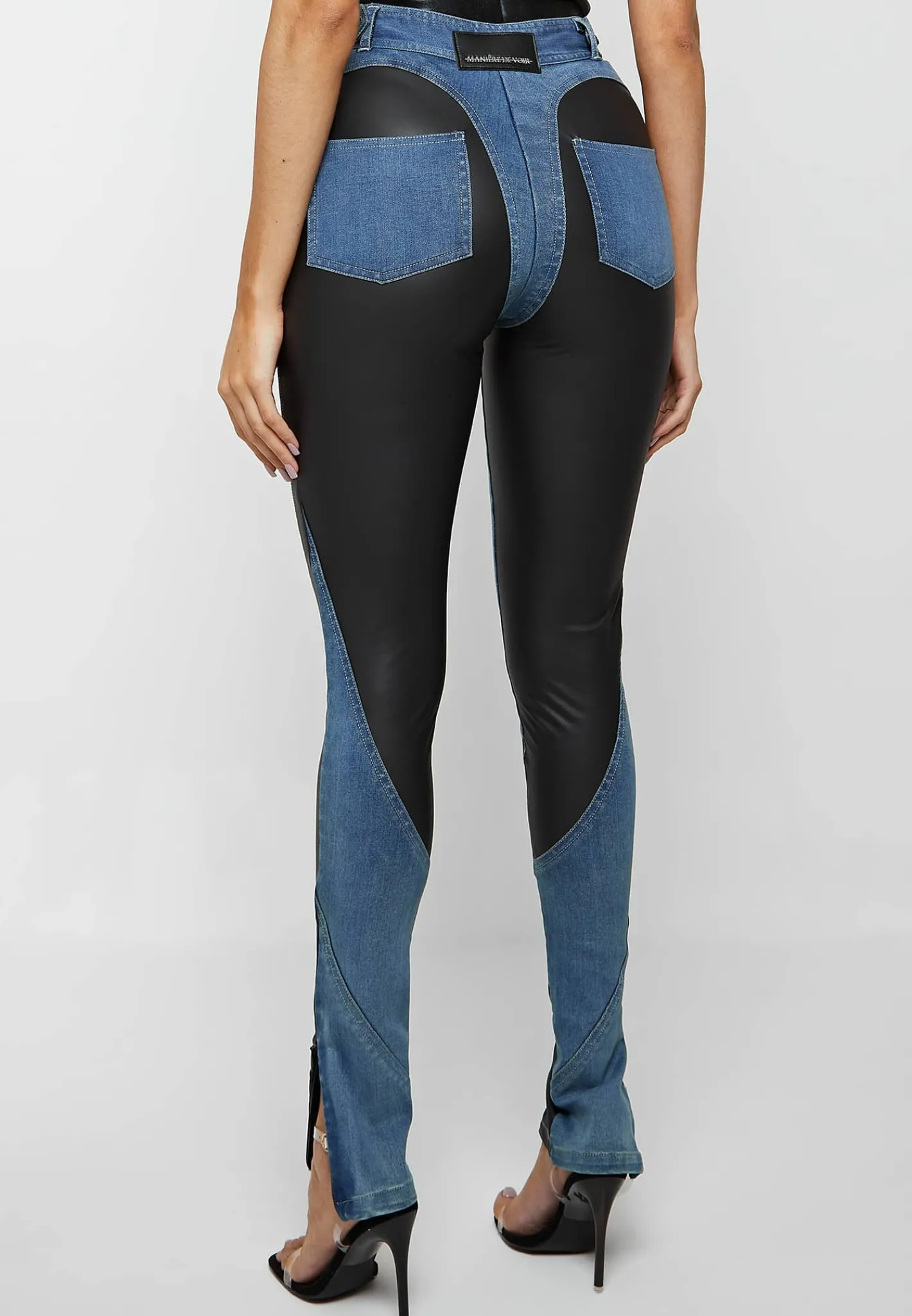 Vegan Leather Contour Skinny Jeans -^Manière De Voir Best