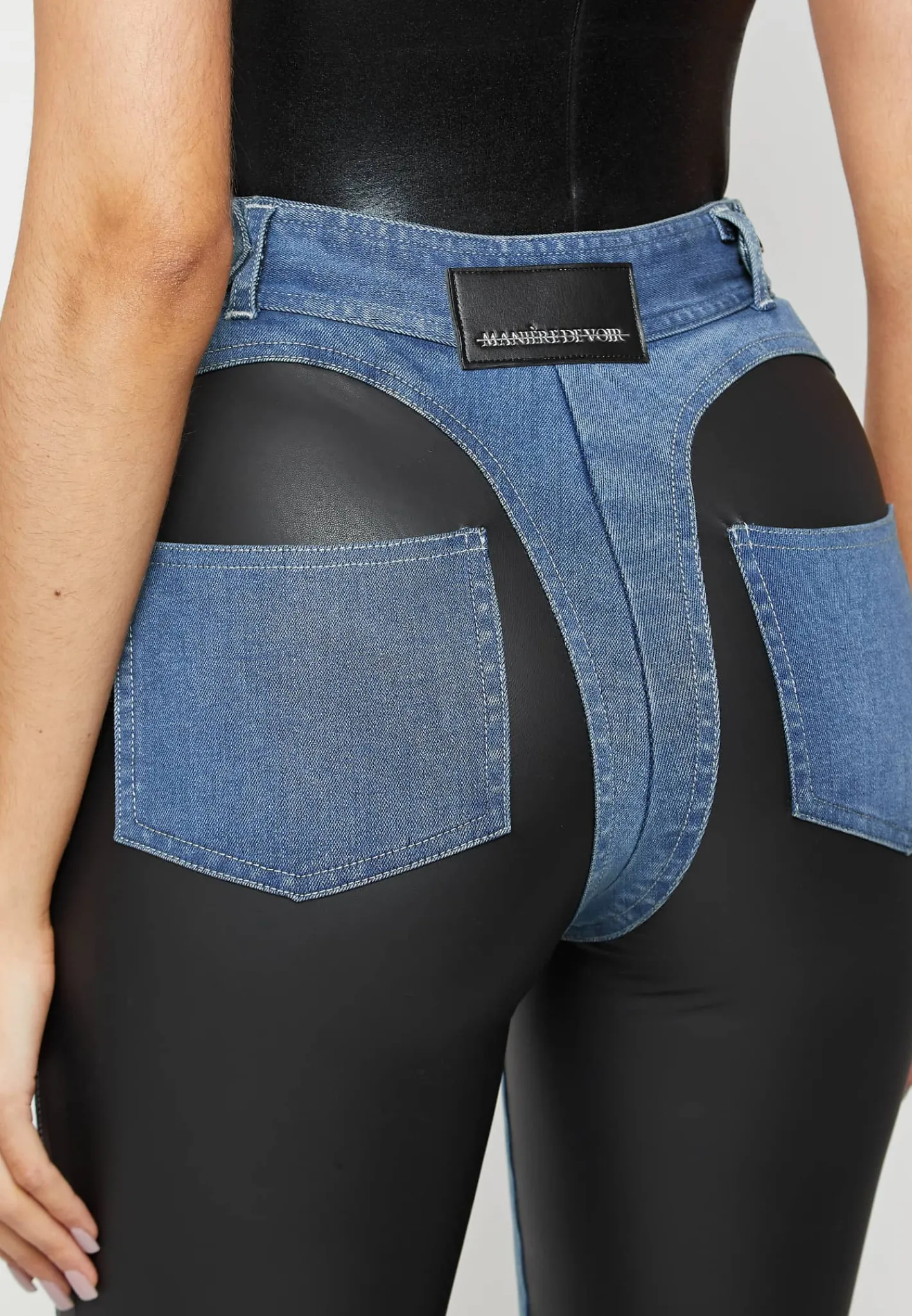Vegan Leather Contour Skinny Jeans -^Manière De Voir Best