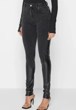 Vegan Leather Contour Skinny Jeans -^Manière De Voir Online