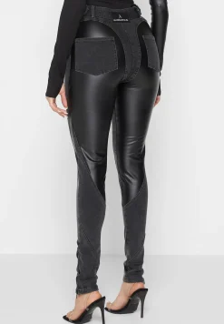 Vegan Leather Contour Skinny Jeans -^Manière De Voir Online