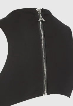 Vegan Leather Corset Lace Up Jumpsuit -^Manière De Voir Outlet
