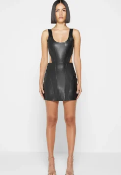 Vegan Leather Corset Mini Dress -^Manière De Voir New