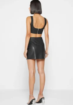 Vegan Leather Corset Mini Dress -^Manière De Voir New