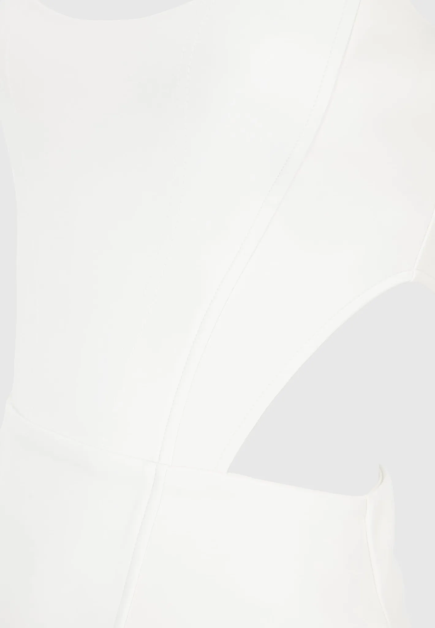Vegan Leather Corset Mini Dress - Off White^Manière De Voir Online