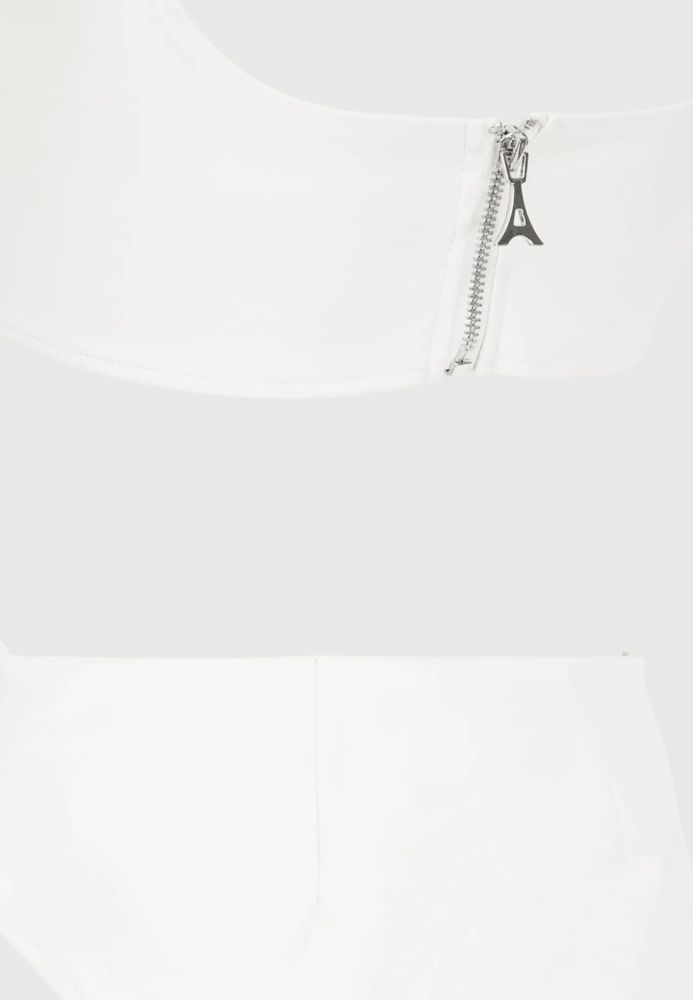 Vegan Leather Corset Mini Dress - Off White^Manière De Voir Online