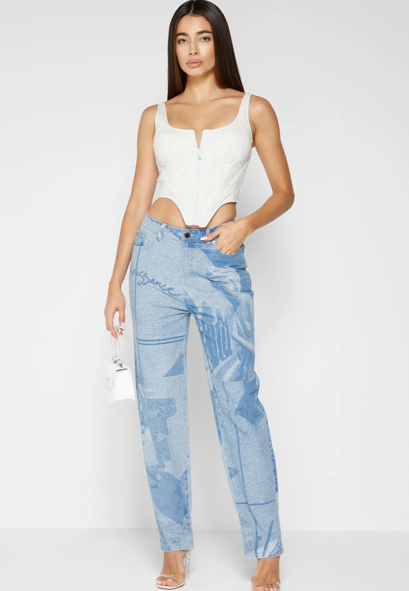 Vegan Leather Corset Top -^Manière De Voir Outlet