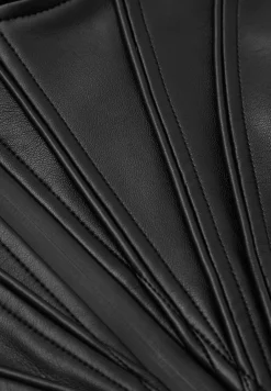 Vegan Leather Corset Top -^Manière De Voir Hot