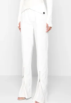 Vegan Leather Corset Zip Trousers -^Manière De Voir Fashion