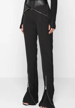 Vegan Leather Corset Zip Trousers -^Manière De Voir New