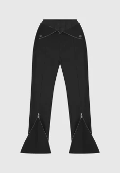 Vegan Leather Corset Zip Trousers -^Manière De Voir New