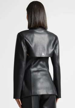 Vegan Leather Cut Out Blazer -^Manière De Voir Discount