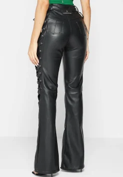 Vegan Leather Lace Up Trousers -^Manière De Voir Online