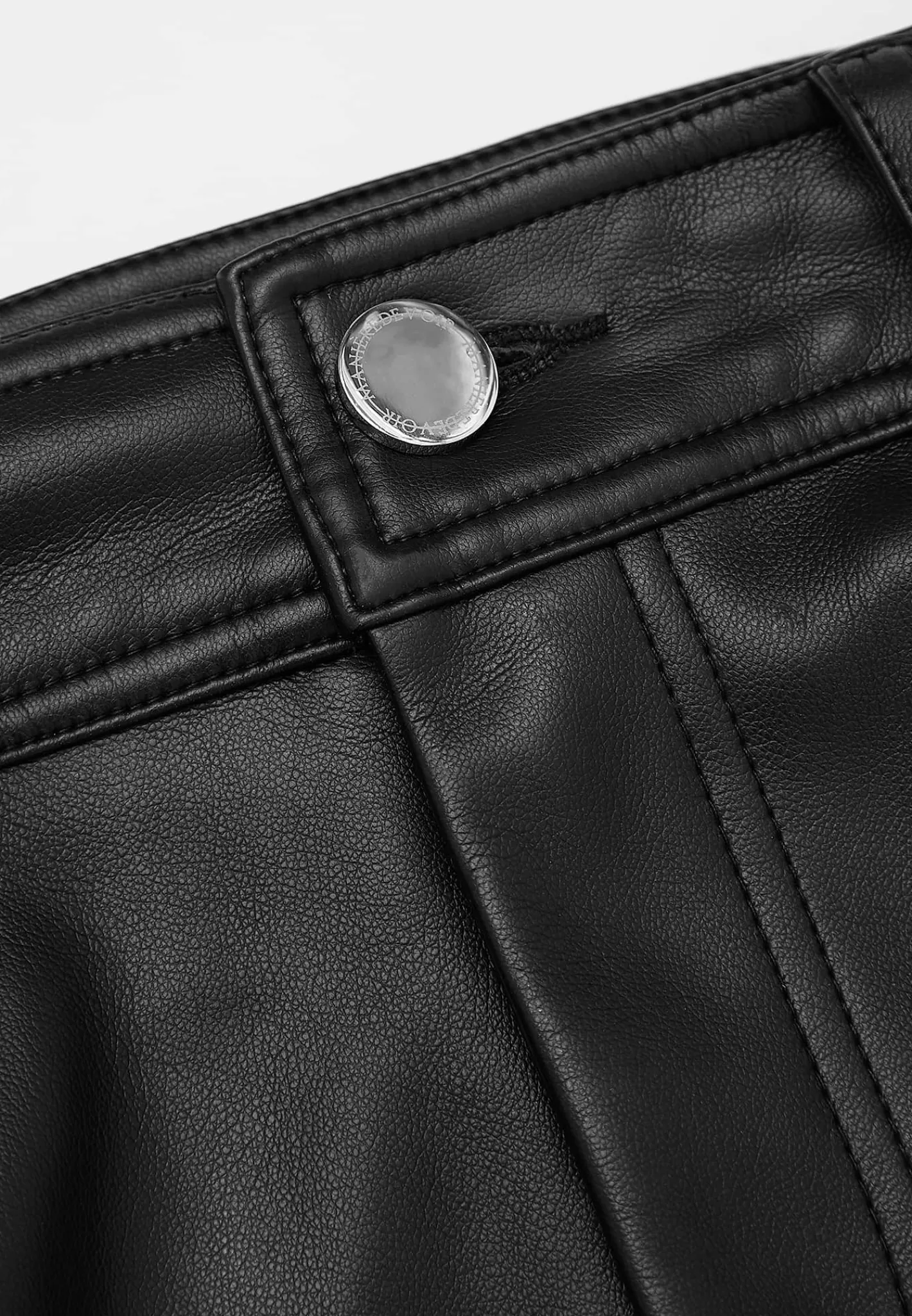 Vegan Leather Lace Up Trousers -^Manière De Voir Online