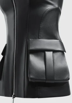 Vegan Leather Longline Bandeau Top -^Manière De Voir Online