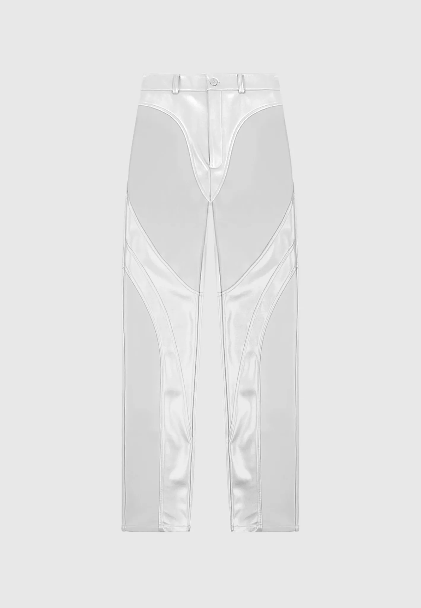 Vegan Leather Metallic Trousers -^Manière De Voir Sale