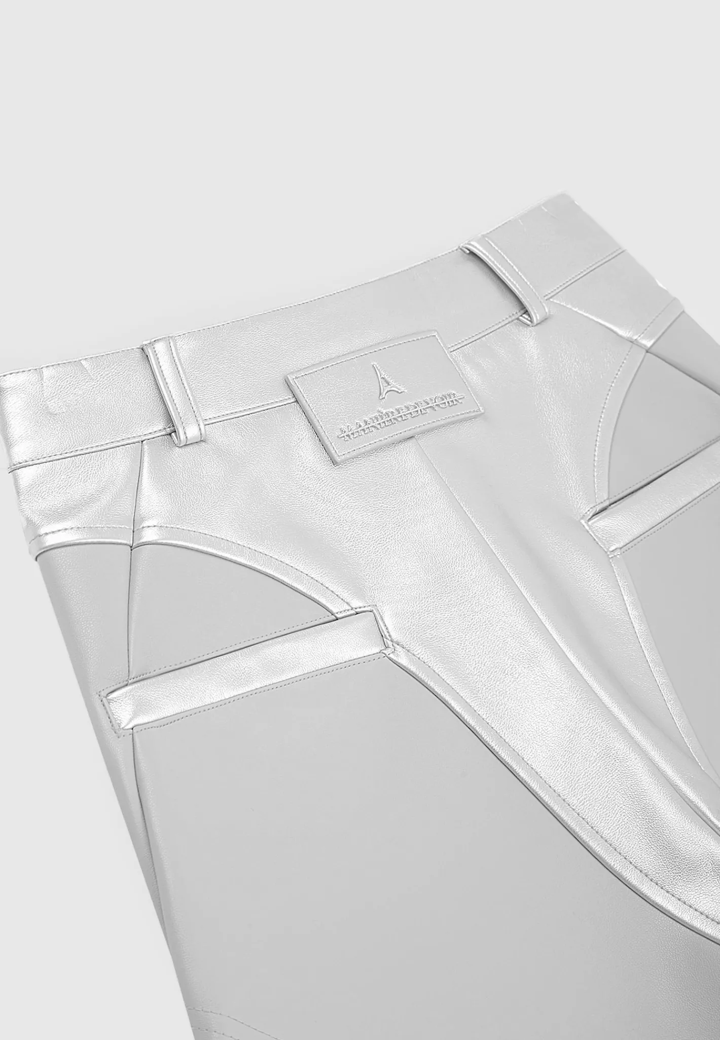 Vegan Leather Metallic Trousers -^Manière De Voir Sale