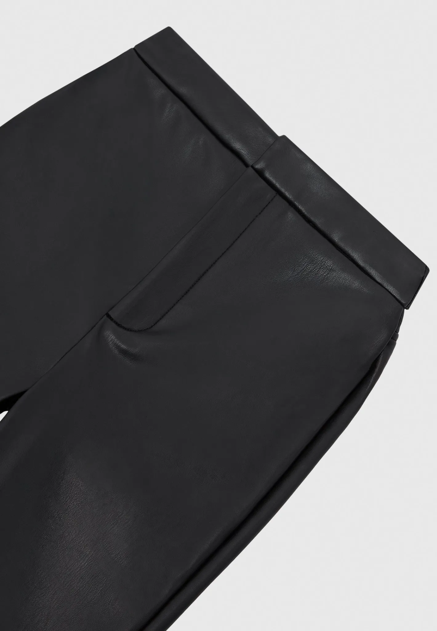 Vegan Leather Mini Flared Leggings -^Manière De Voir New
