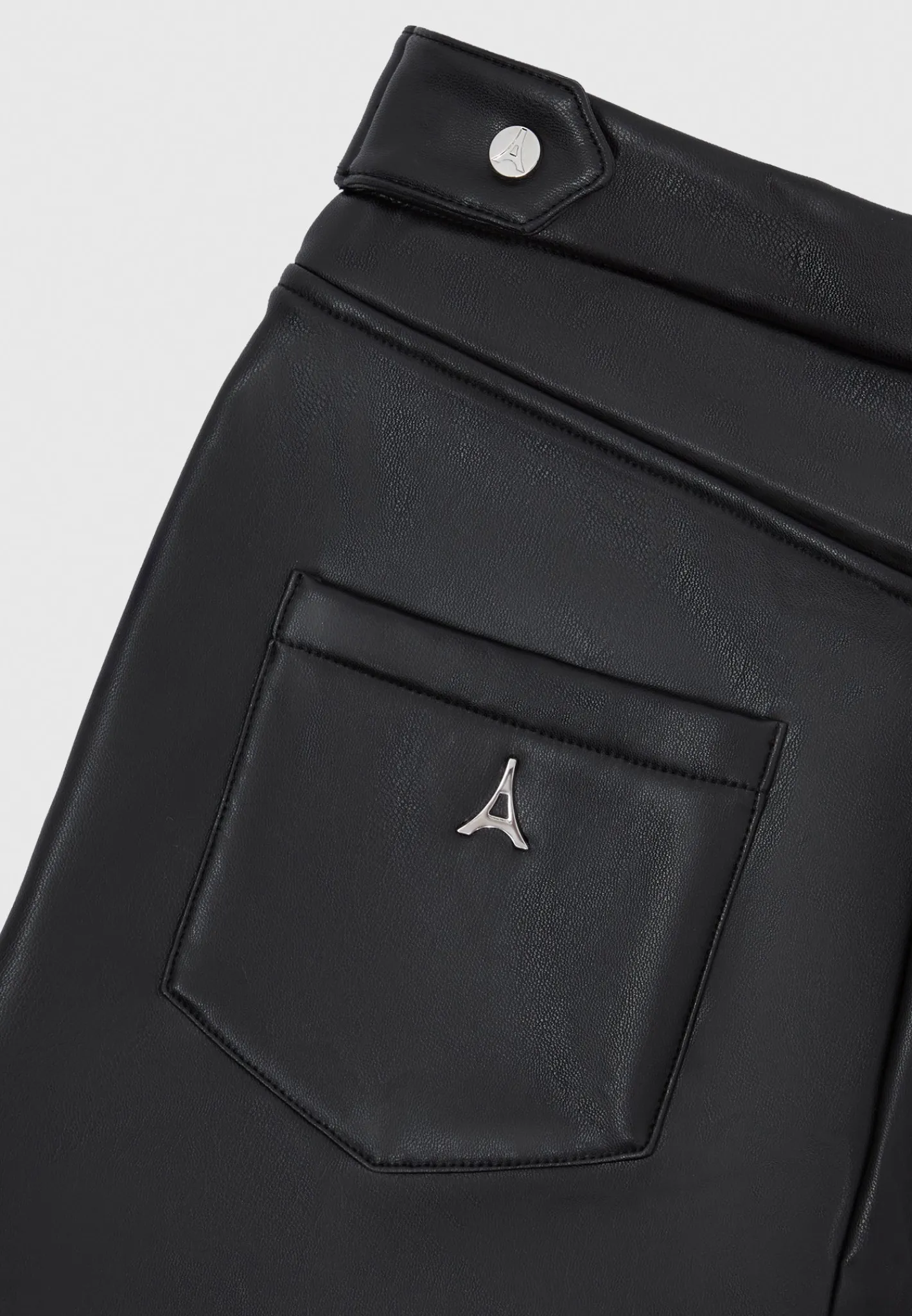 Vegan Leather Mini Flared Leggings -^Manière De Voir New