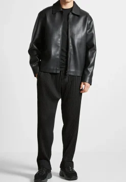 Vegan Leather Minimal Boxy Jacket -^Manière De Voir Outlet