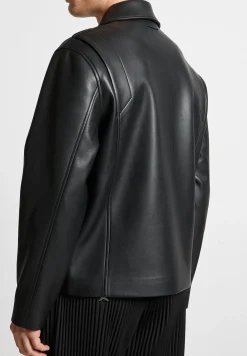 Vegan Leather Minimal Boxy Jacket -^Manière De Voir Outlet