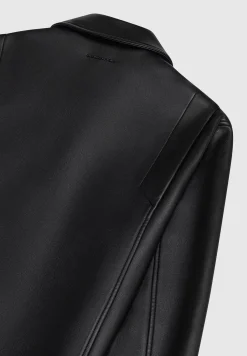Vegan Leather Minimal Boxy Jacket -^Manière De Voir Outlet