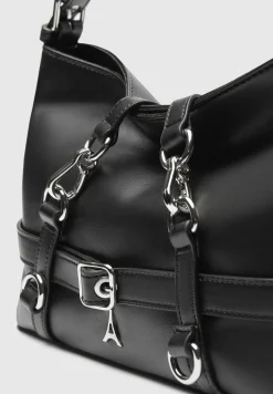 Vegan Leather Multi Strap Shoulder Bag -^Manière De Voir New