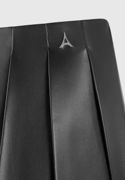 Vegan Leather Pleated Skort -^Manière De Voir Online
