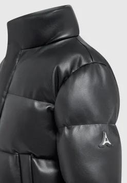 Vegan Leather Puffer Jacket -^Manière De Voir Sale