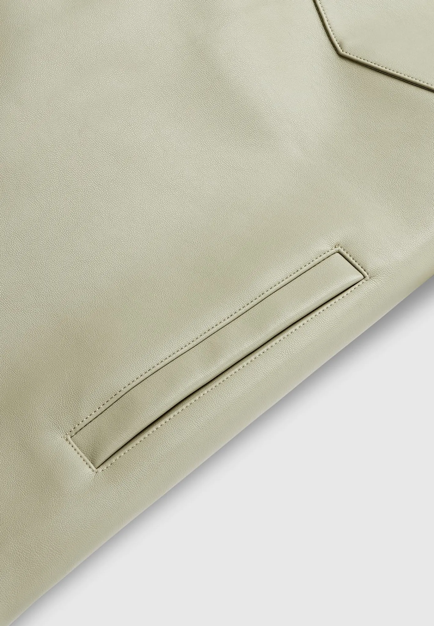 Vegan Leather Revere Shirt - Green^Manière De Voir Best