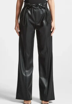 Vegan Leather Rope Tie Trousers -^Manière De Voir Best