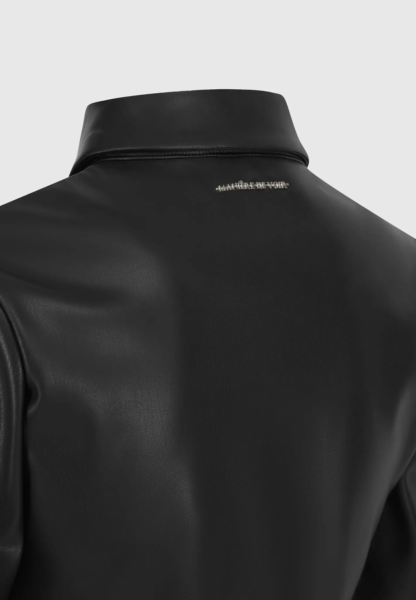 Vegan Leather Shirt -^Manière De Voir Discount