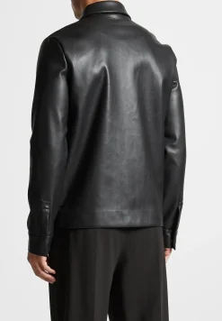 Vegan Leather Shirt Jacket -^Manière De Voir Clearance
