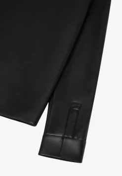 Vegan Leather Shirt Jacket -^Manière De Voir Clearance