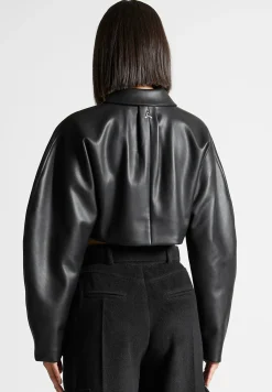 Vegan Leather Super Cropped Jacket -^Manière De Voir Sale