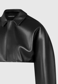 Vegan Leather Super Cropped Jacket -^Manière De Voir Sale