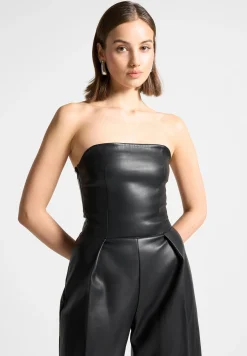 Vegan Leather Tailored Jumpsuit -^Manière De Voir Discount