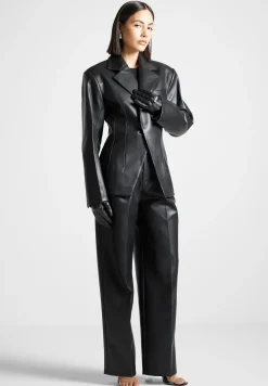 Vegan Leather Woven Gloves -^Manière De Voir Outlet