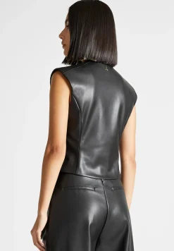 Vegan Leather Wrap Waistcoat -^Manière De Voir Outlet