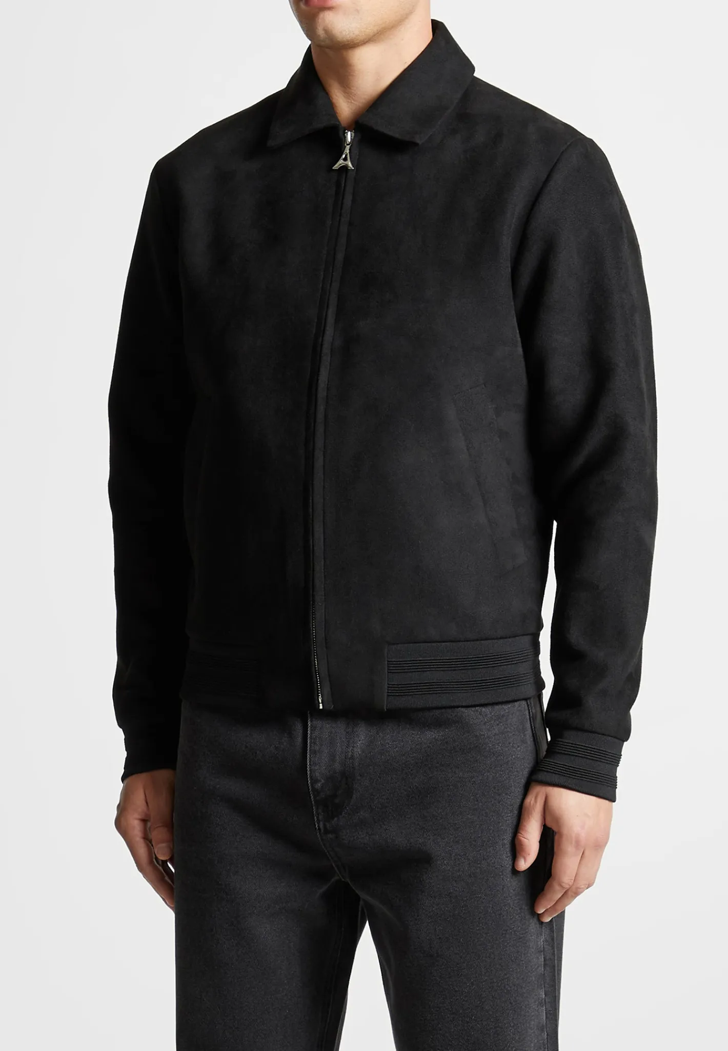 Vegan Suede Bomber Jacket -^Manière De Voir Outlet
