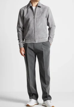 Vegan Suede Bomber Jacket -^Manière De Voir Sale