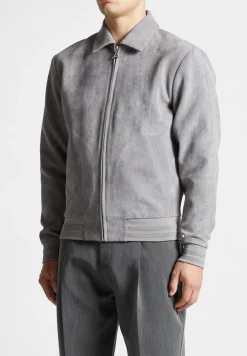 Vegan Suede Bomber Jacket -^Manière De Voir Sale