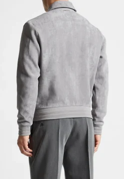 Vegan Suede Bomber Jacket -^Manière De Voir Sale