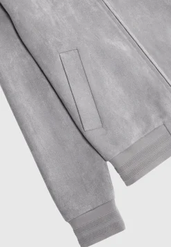 Vegan Suede Bomber Jacket -^Manière De Voir Sale