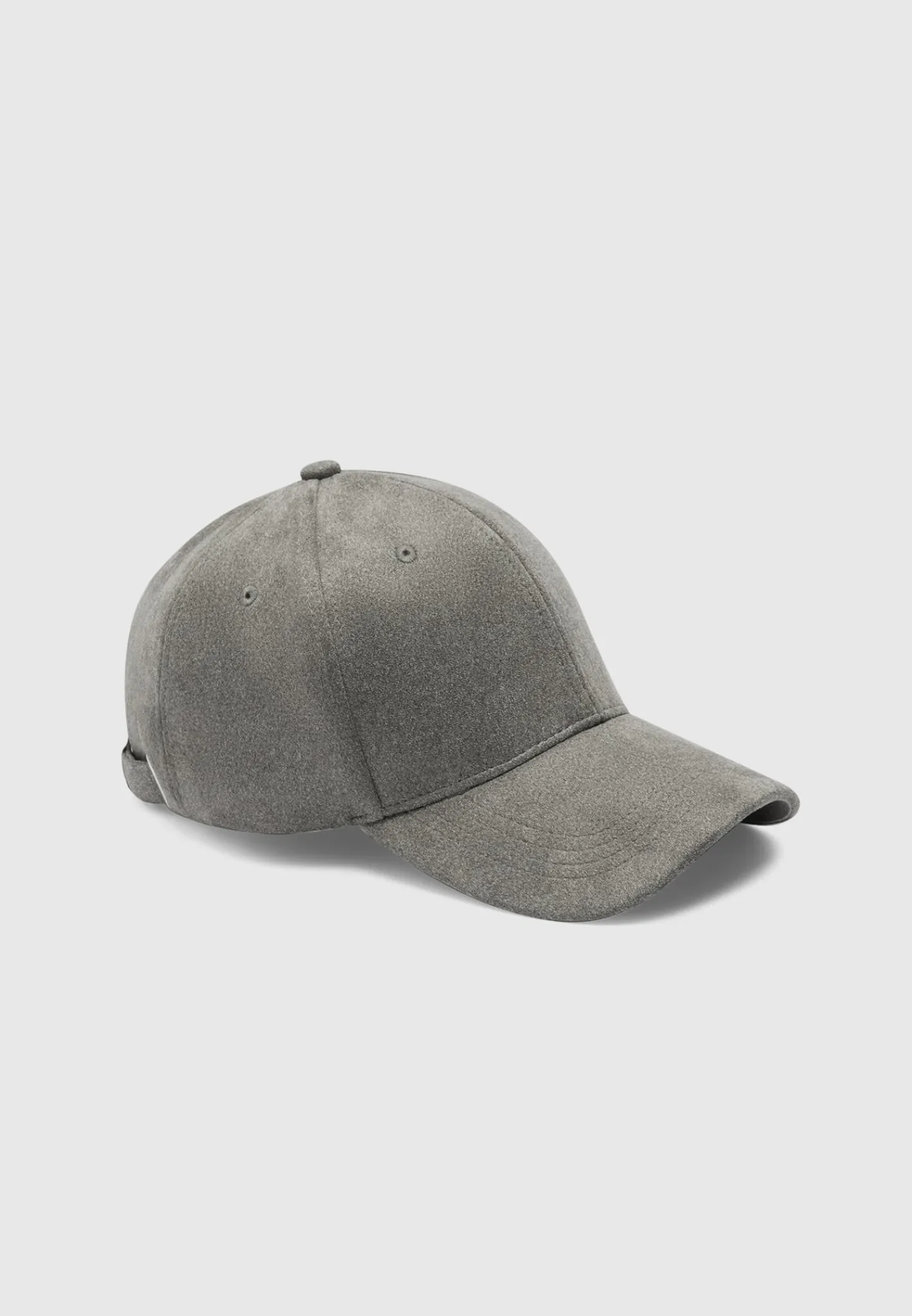 Vegan Suede Cap - Grey^Manière De Voir Clearance