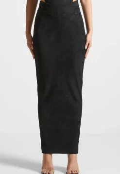 Vegan Suede Midaxi Skirt -^Manière De Voir Online