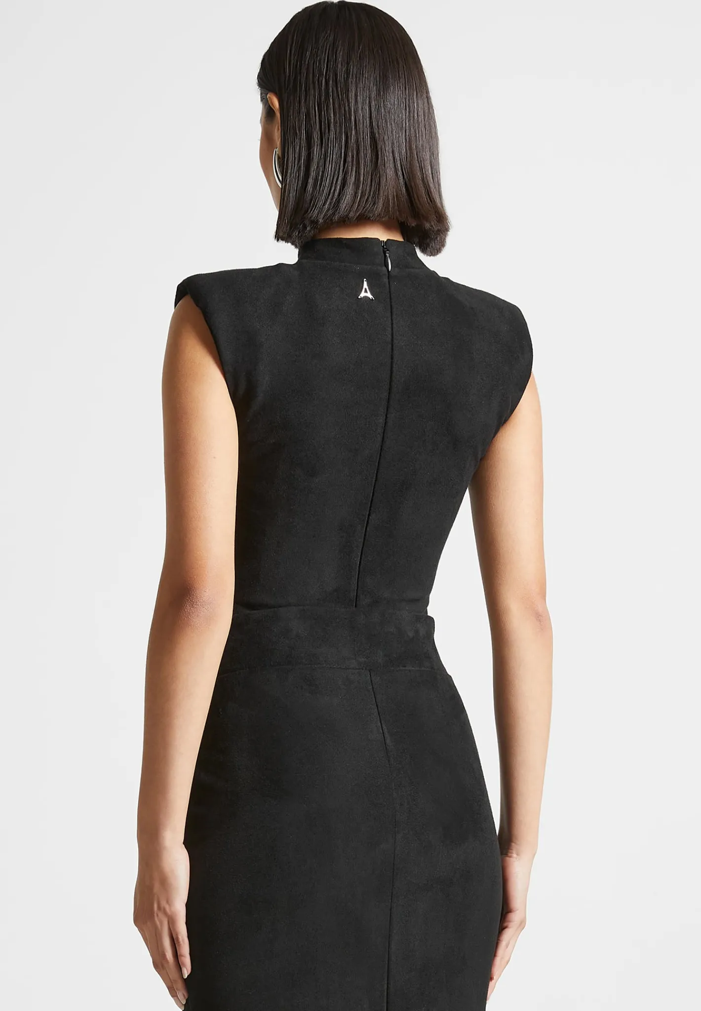 Vegan Suede Wide Shoulder Bodysuit -^Manière De Voir Outlet