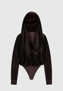 Velour Hooded Bodysuit -^Manière De Voir Discount