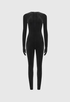 Velour Jumpsuit with Gloves -^Manière De Voir Online