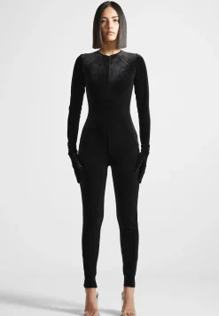 Velour Jumpsuit with Gloves -^Manière De Voir Online